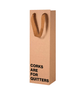 "Corks are for Quitters" wine gift bag – sturdy, eco-friendly, and funny paper wine bag.
