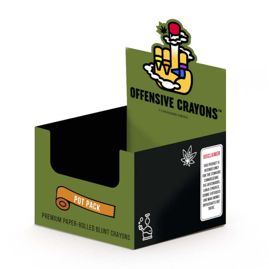 Retail display stand for Pot Edition crayons