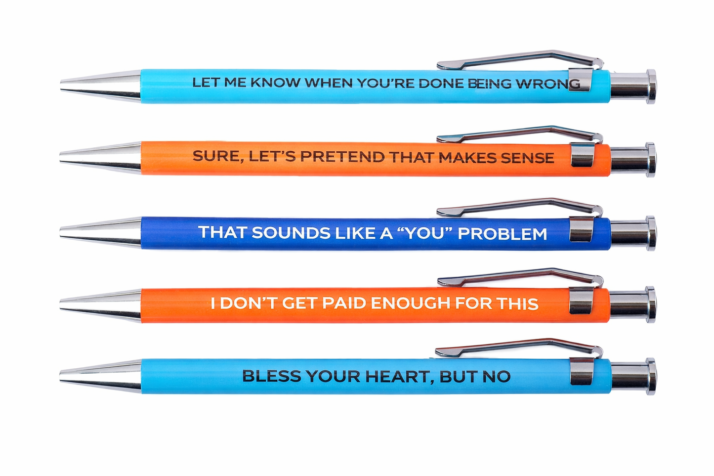 Passive Aggressive Pens, 10 piece case