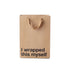 Funny gift bag featuring the text &