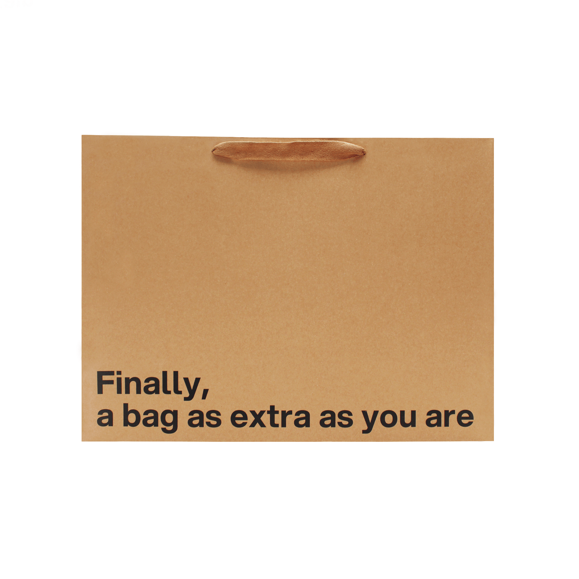 "Finally a bag as extra as you are" Large Gift Bag - Offensive Crayons