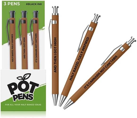 funny pens, Stoner Pen Set - MilkToast Brands