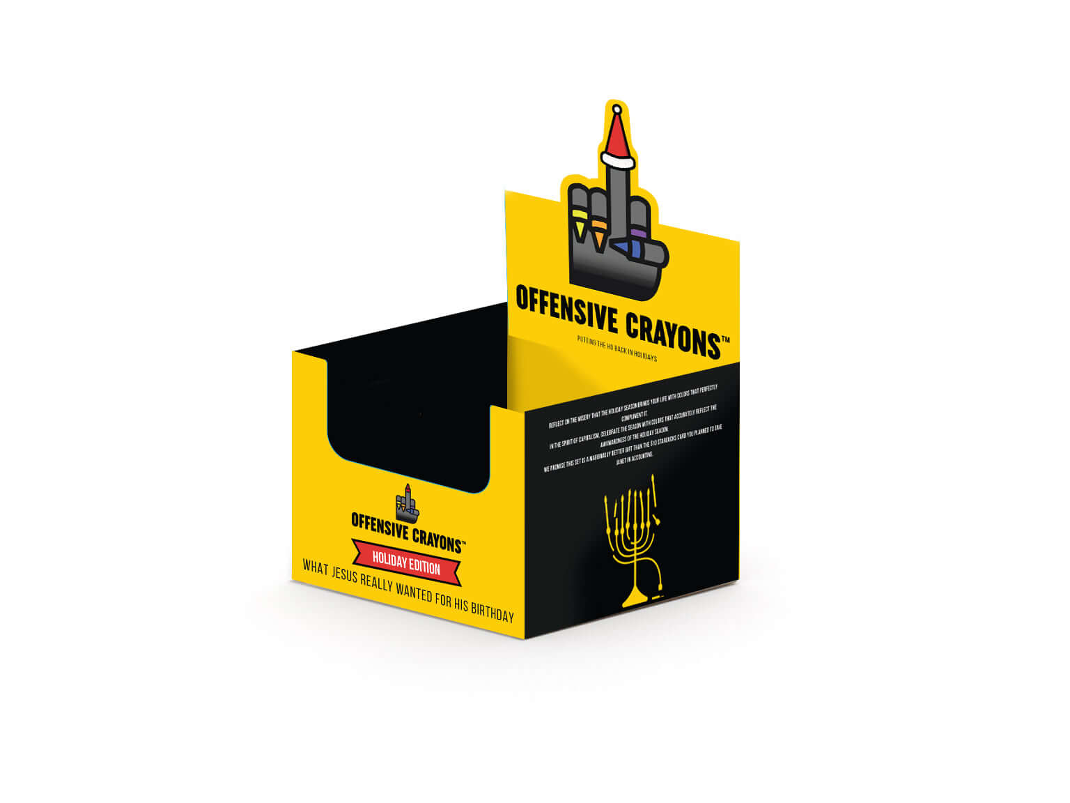 Holiday Edition retail display stand for product showcase