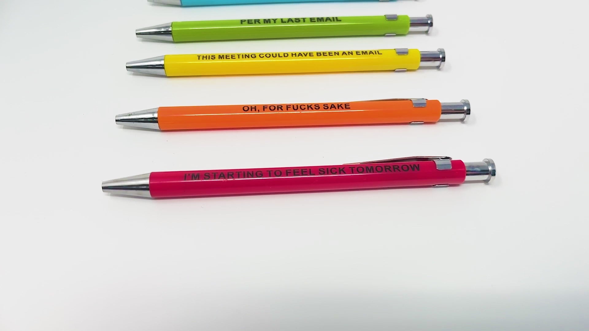 Offensive Pens – funny pens with sarcastic phrases, ideal gift pens.
