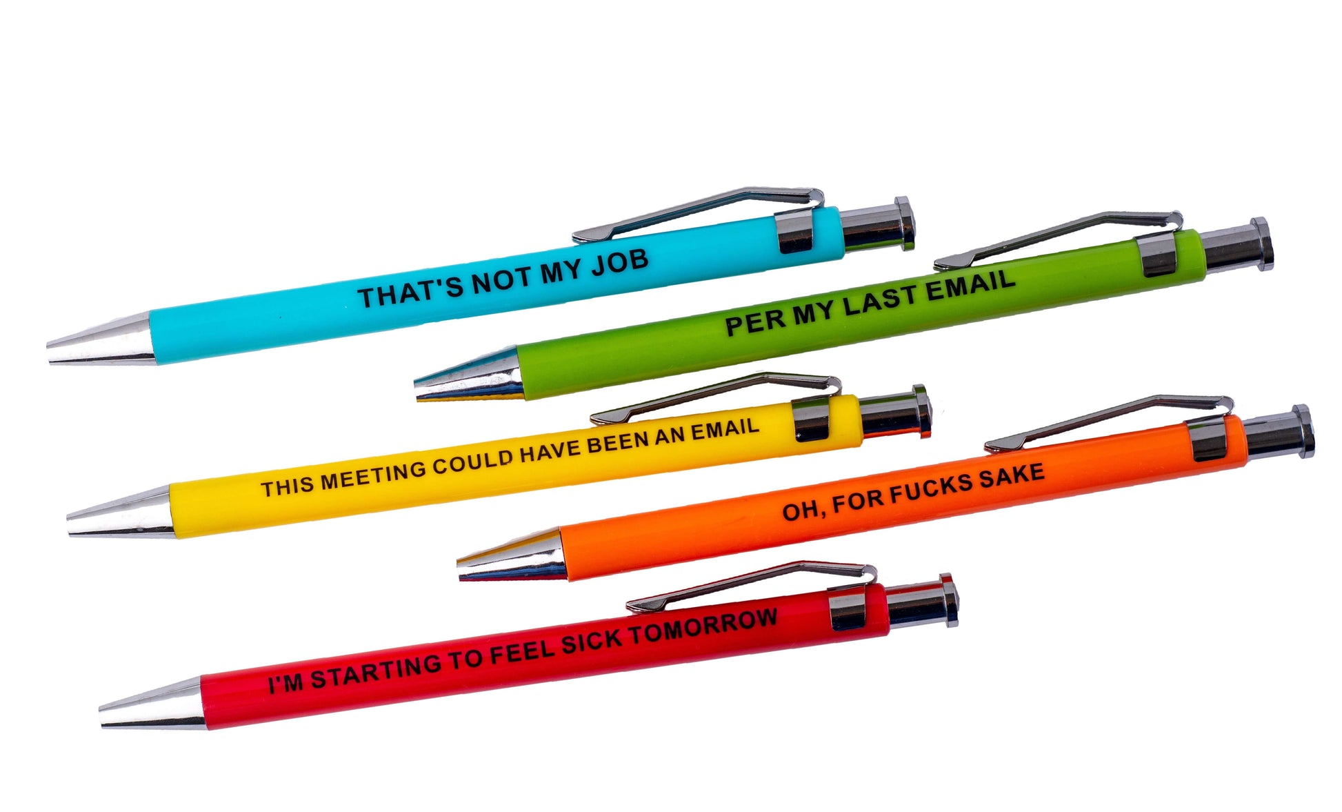 Offensive Pens – funny pens with sarcastic phrases, ideal gift pens.